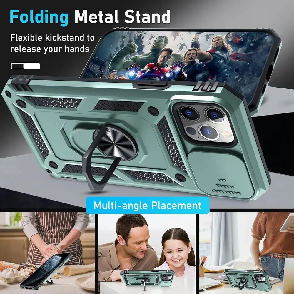 Janmitta Case For IPhone 11 Pro Max Phone Cover Built In Slide Camera Lens Cover